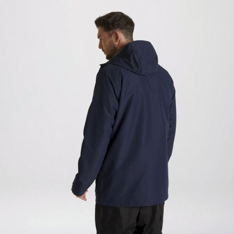 Veste À Capuche Craghoppers Milford 3 In 1 Homme Bleu Marine | ZTFP61032