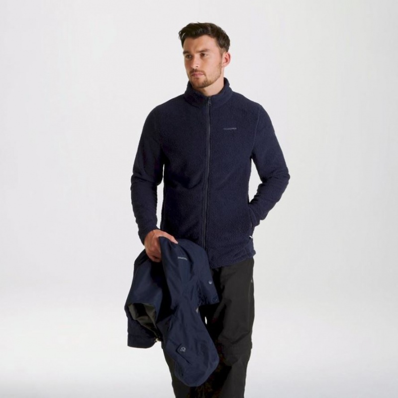 Veste À Capuche Craghoppers Milford 3 In 1 Homme Bleu Marine | ZTFP61032