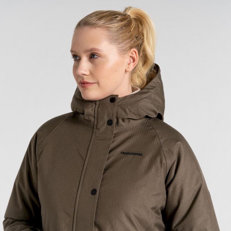 Veste À Capuche Craghoppers Rubie Femme Vert Olive | OSGK84210