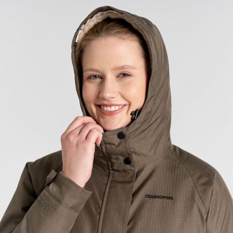 Veste À Capuche Craghoppers Rubie Femme Vert Olive | OSGK84210