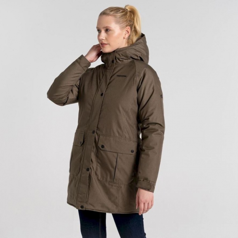 Veste À Capuche Craghoppers Rubie Femme Vert Olive | OSGK84210