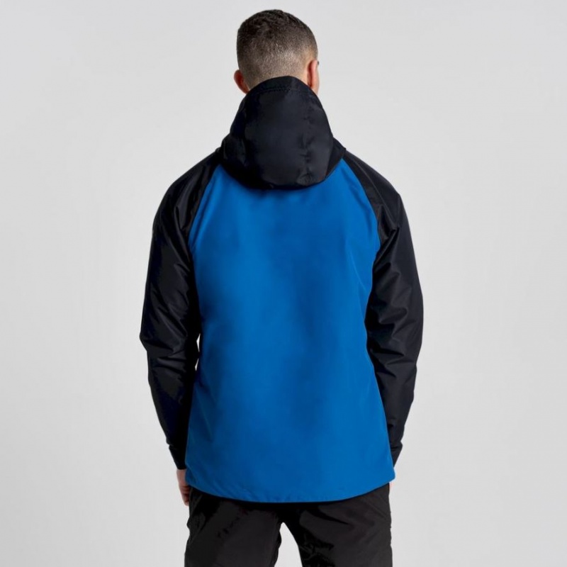 Veste À Capuche Craghoppers Sebastian Homme Noir Bleu | ZNFG16249