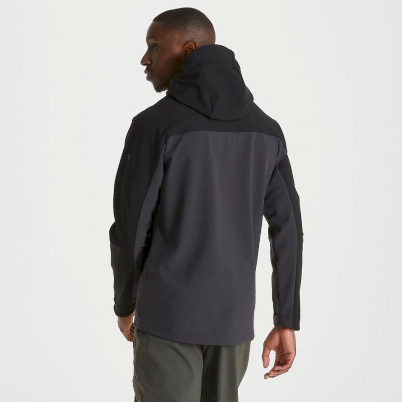 Veste À Capuche Craghoppers Tripp Homme Noir | OQKV93581