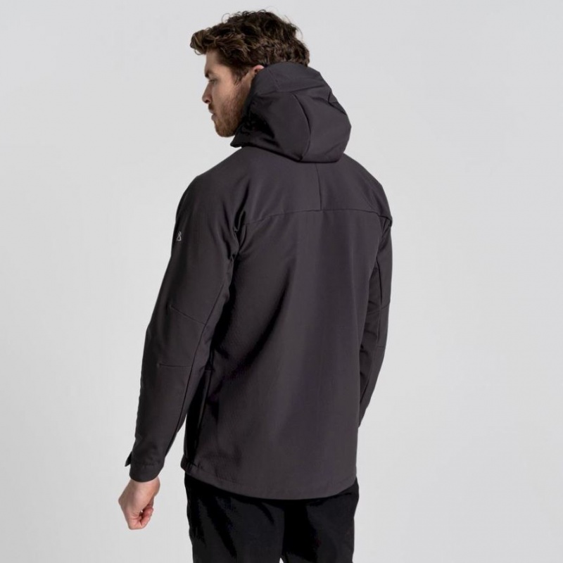 Veste À Capuche Craghoppers Tripp Homme Noir | YMPV31896