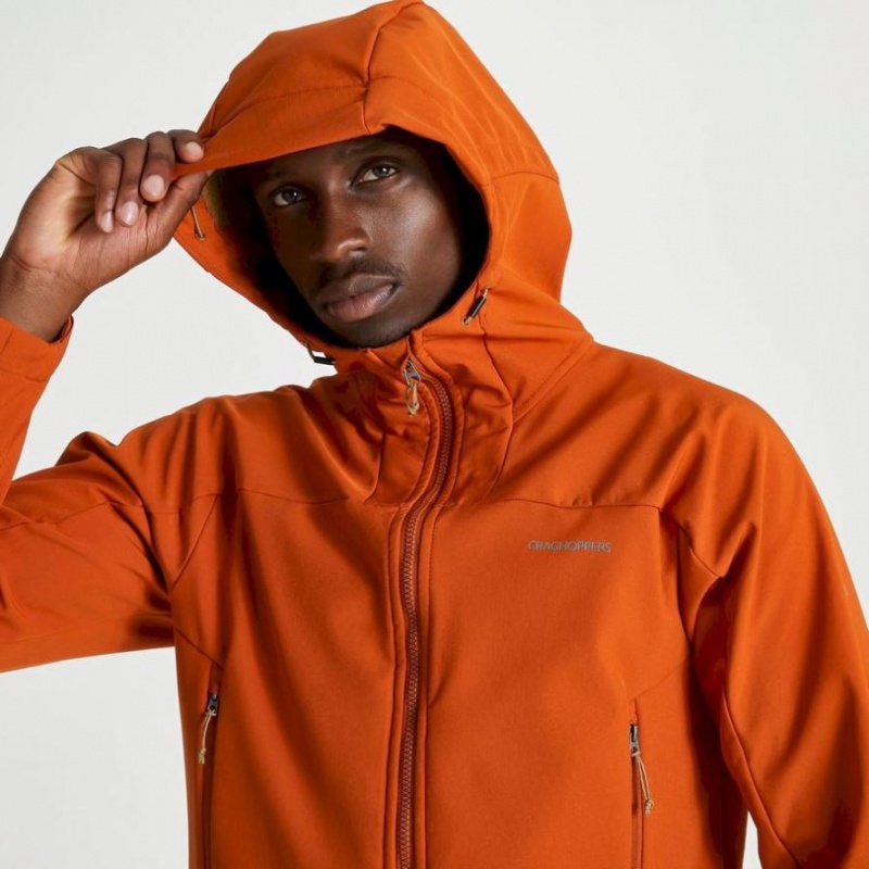 Veste À Capuche Craghoppers Tripp Homme Orange | INEA38160