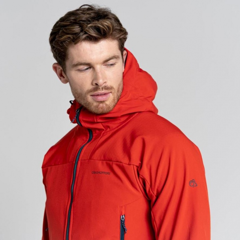 Veste À Capuche Craghoppers Tripp Homme Rouge | GUNC70124