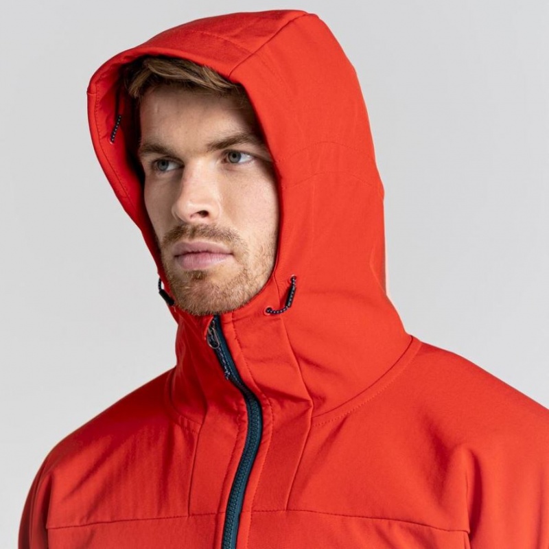 Veste À Capuche Craghoppers Tripp Homme Rouge | GUNC70124