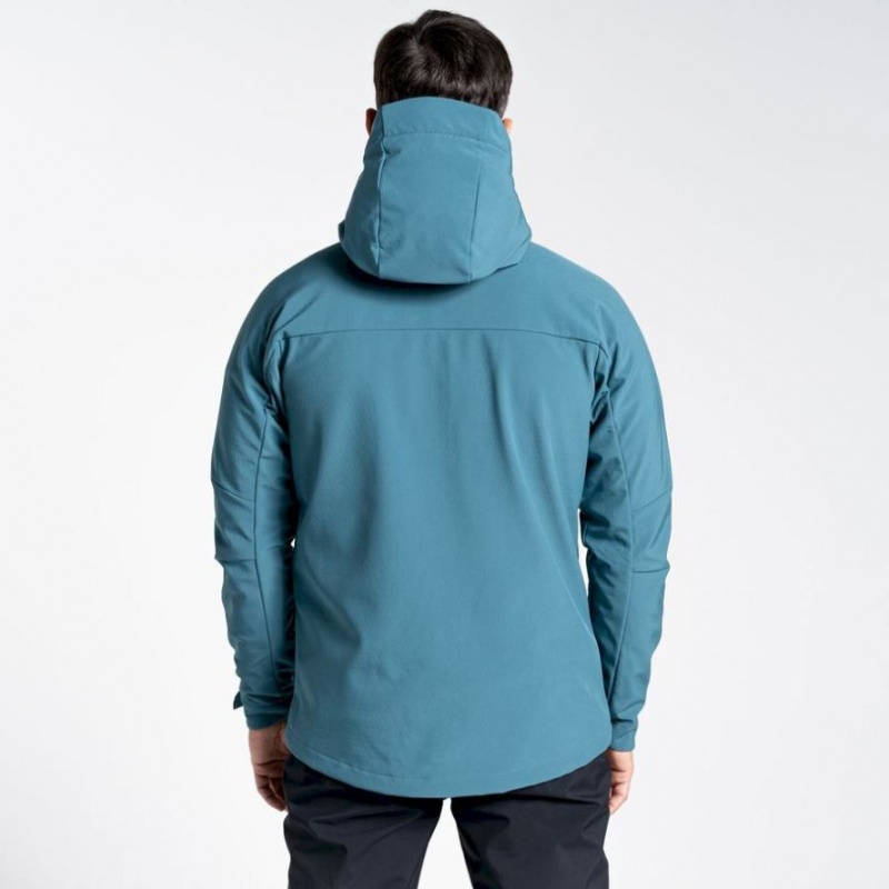 Veste À Capuche Craghoppers Tripp Homme Turquoise | CKDM52916