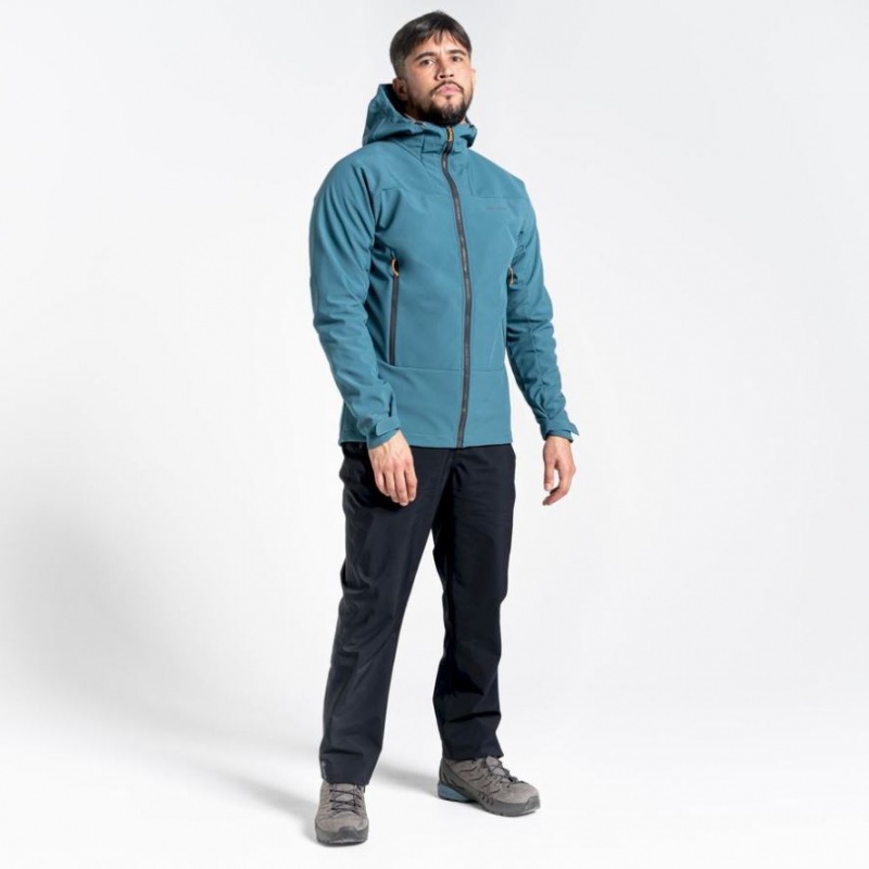 Veste À Capuche Craghoppers Tripp Homme Turquoise | CKDM52916