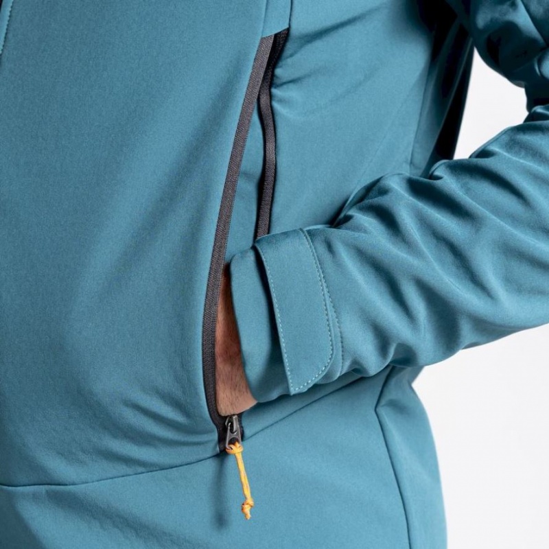 Veste À Capuche Craghoppers Tripp Homme Turquoise | CKDM52916