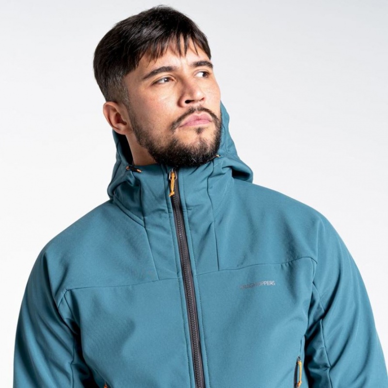 Veste À Capuche Craghoppers Tripp Homme Turquoise | CKDM52916