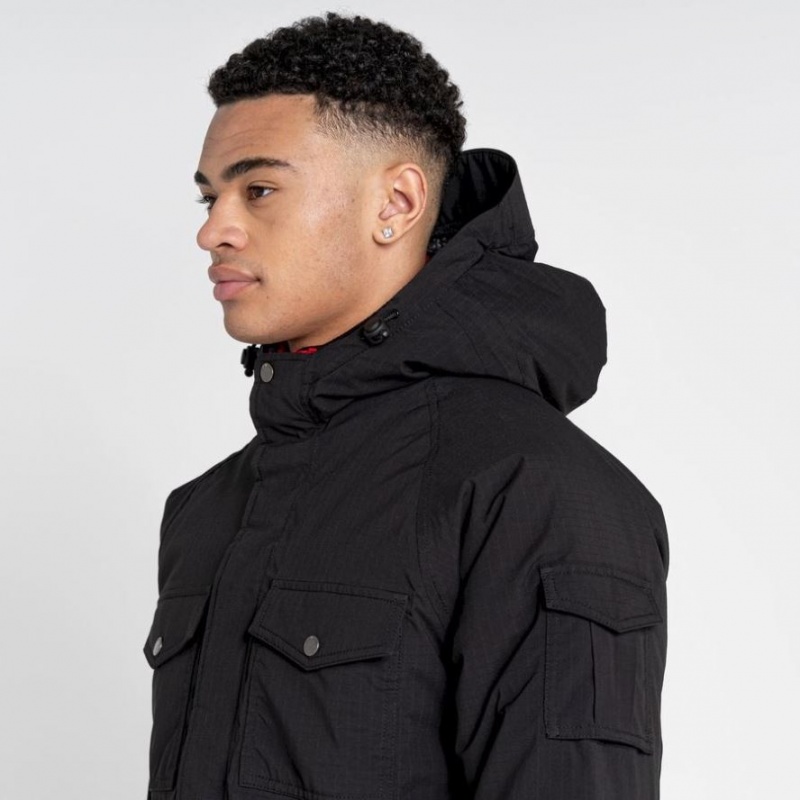 Veste À Capuche Craghoppers Waverley Thermic Homme Noir | ZBXI04751