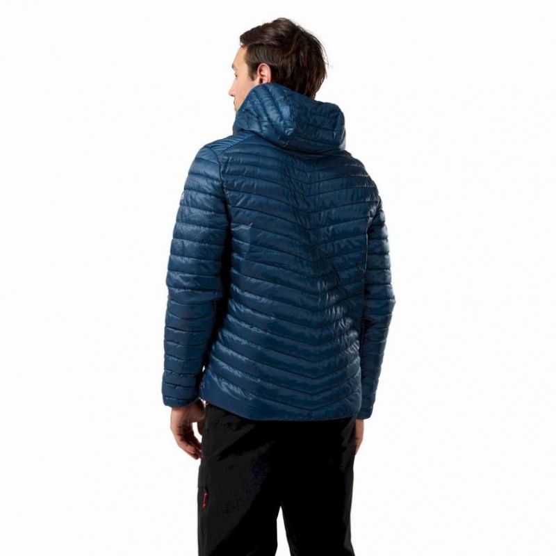 Vestes Isolées Craghoppers ExpoLite Encapuchonné Homme Bleu Marine | EXDT08367