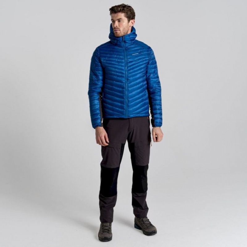 Vestes Isolées Craghoppers ExpoLite Encapuchonné Homme Bleu | NVPG28960