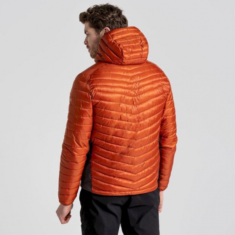 Vestes Isolées Craghoppers ExpoLite Encapuchonné Homme Orange | DHCB36895