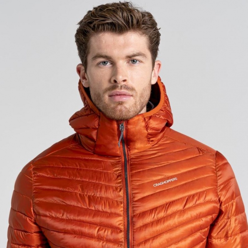 Vestes Isolées Craghoppers ExpoLite Encapuchonné Homme Orange | DHCB36895