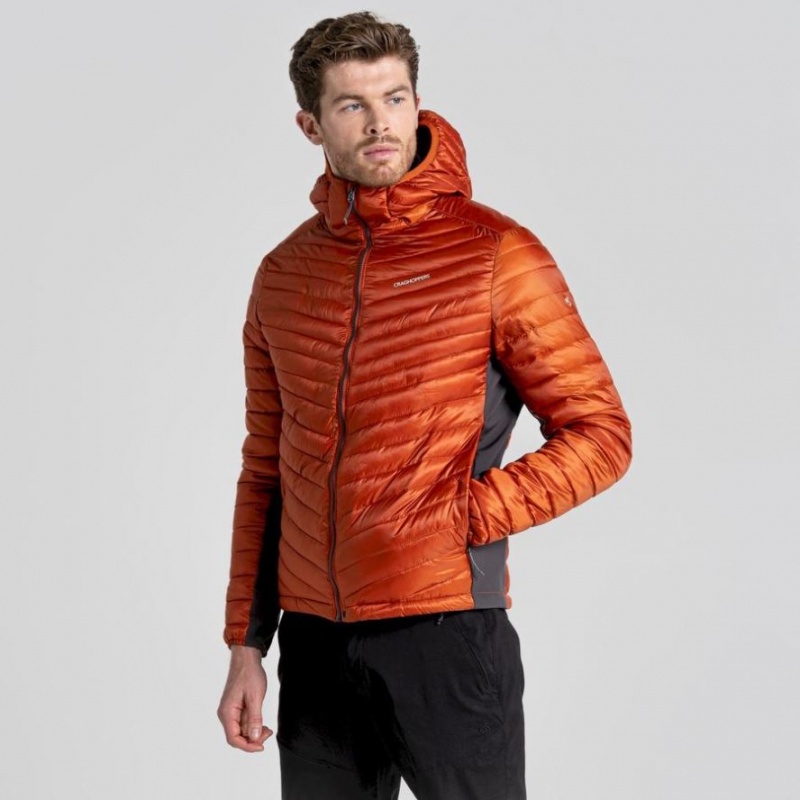 Vestes Isolées Craghoppers ExpoLite Encapuchonné Homme Orange | DHCB36895