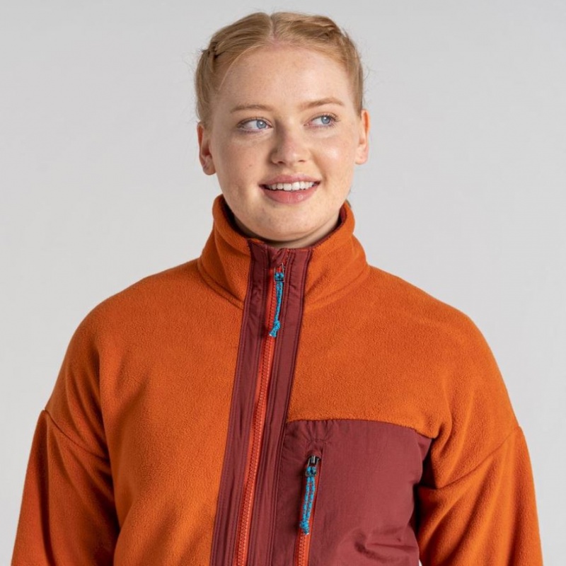 Vestes Polaires Craghoppers Spindle Femme Orange | ASMU83214